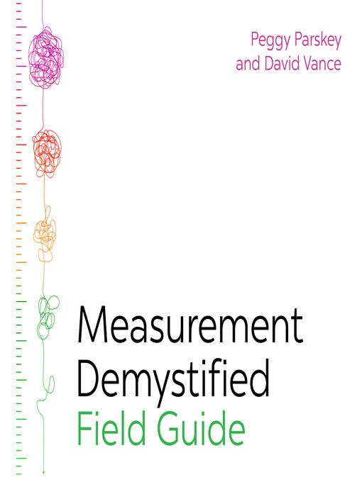 Title details for Measurement Demystified Field Guide by David Vance - Available